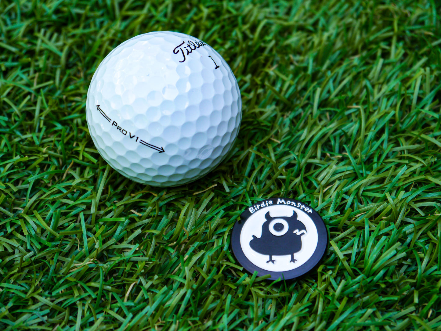 "Birdie Monster" Ball Marker