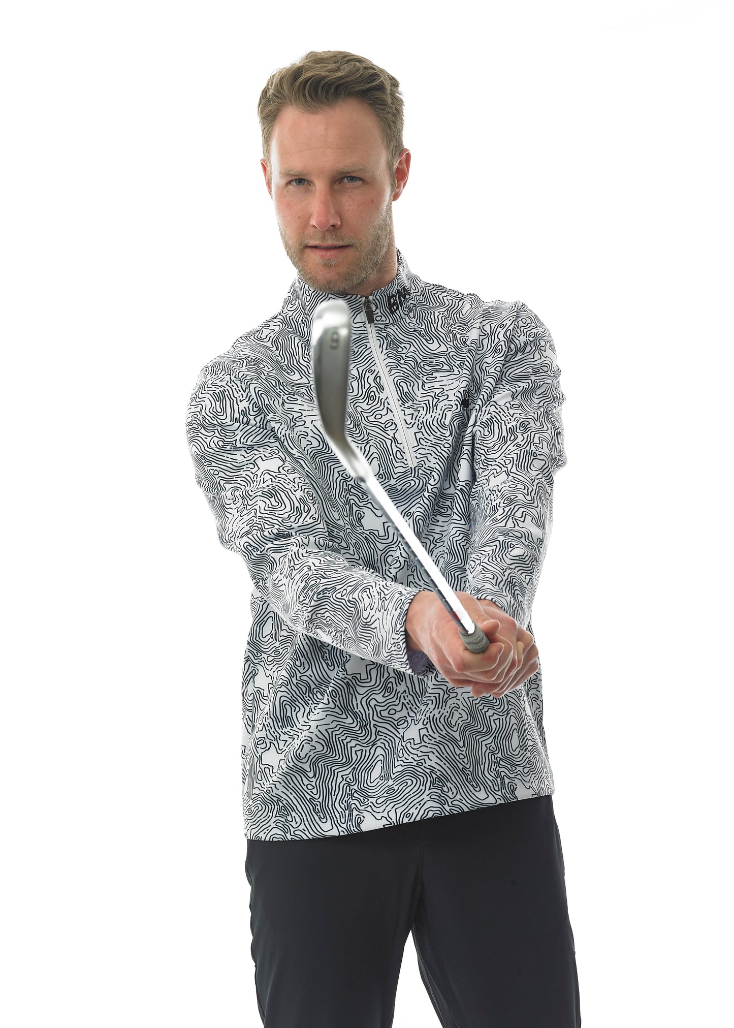 Midnight Doodle Quarter-Zip Pullover