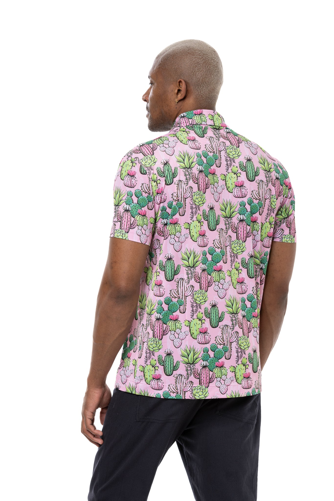 Cactus Frenzy Golf Polo