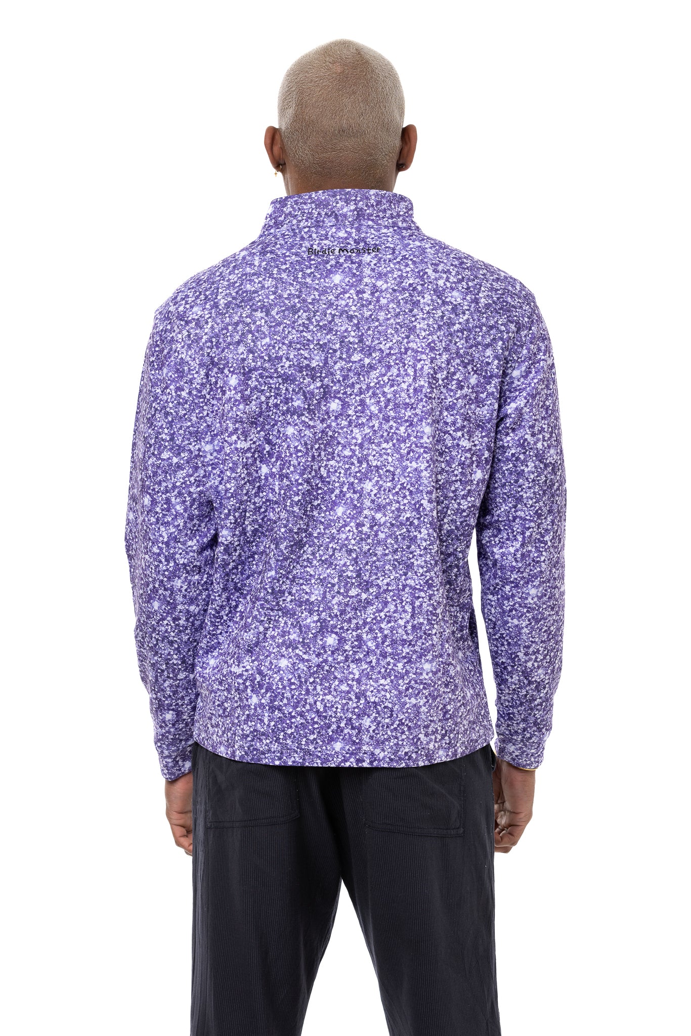 Sparky Purple Quarter Zip Golf Pullover