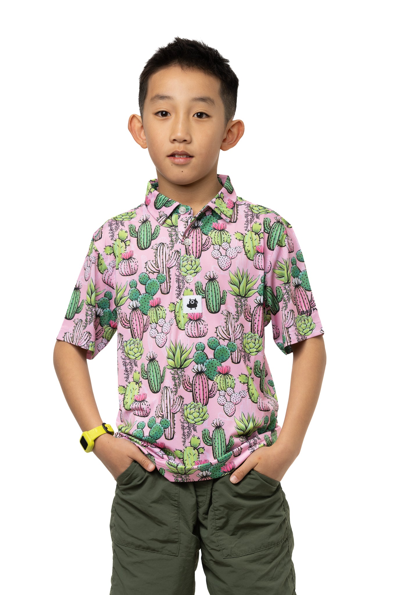 Cactus Frenzy Youth Golf Polo