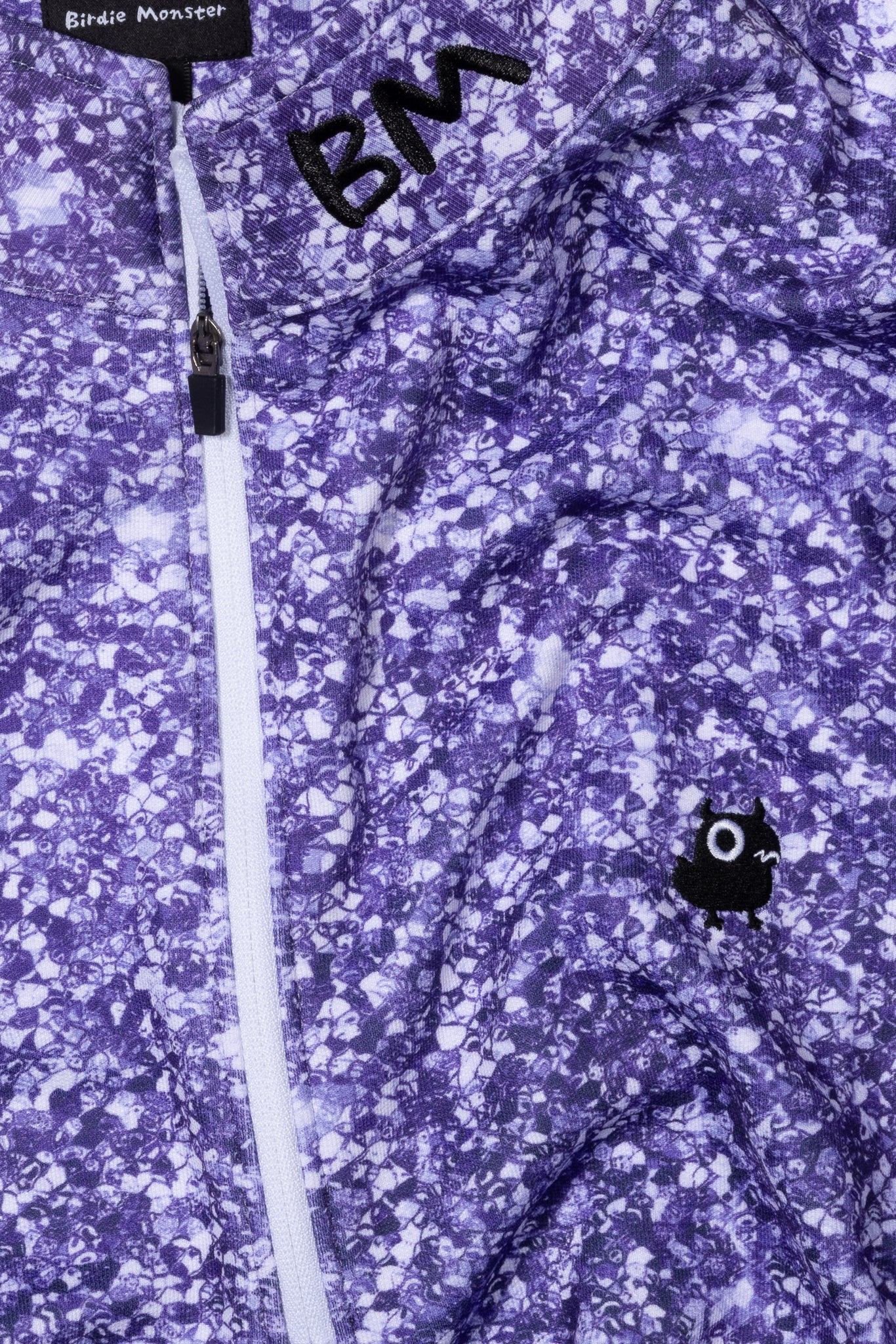 Sparky Purple Quarter Zip Golf Pullover