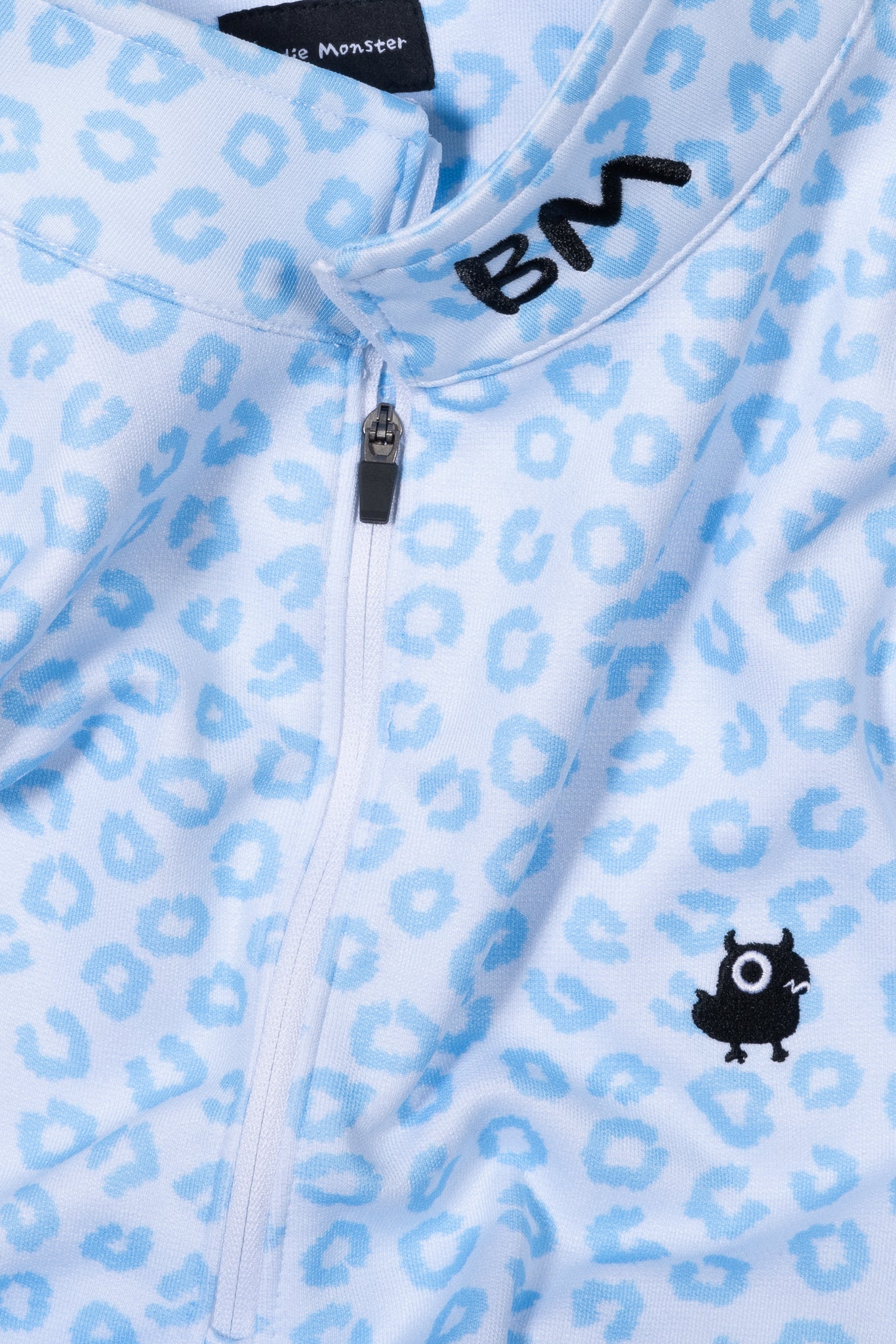 Snowy Leopard Quarter Zip Golf Pullover