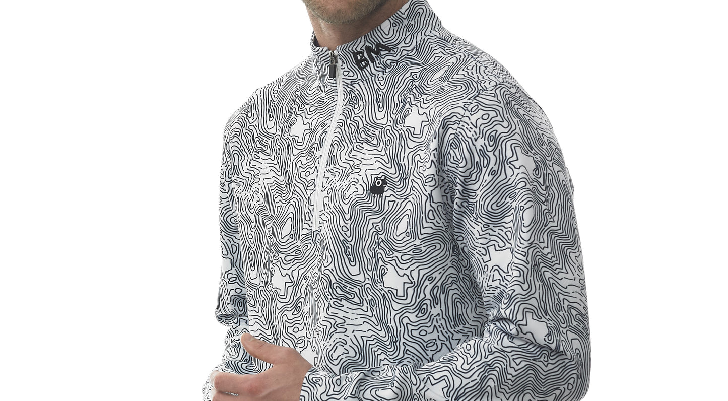 Midnight Doodle Quarter-Zip Pullover