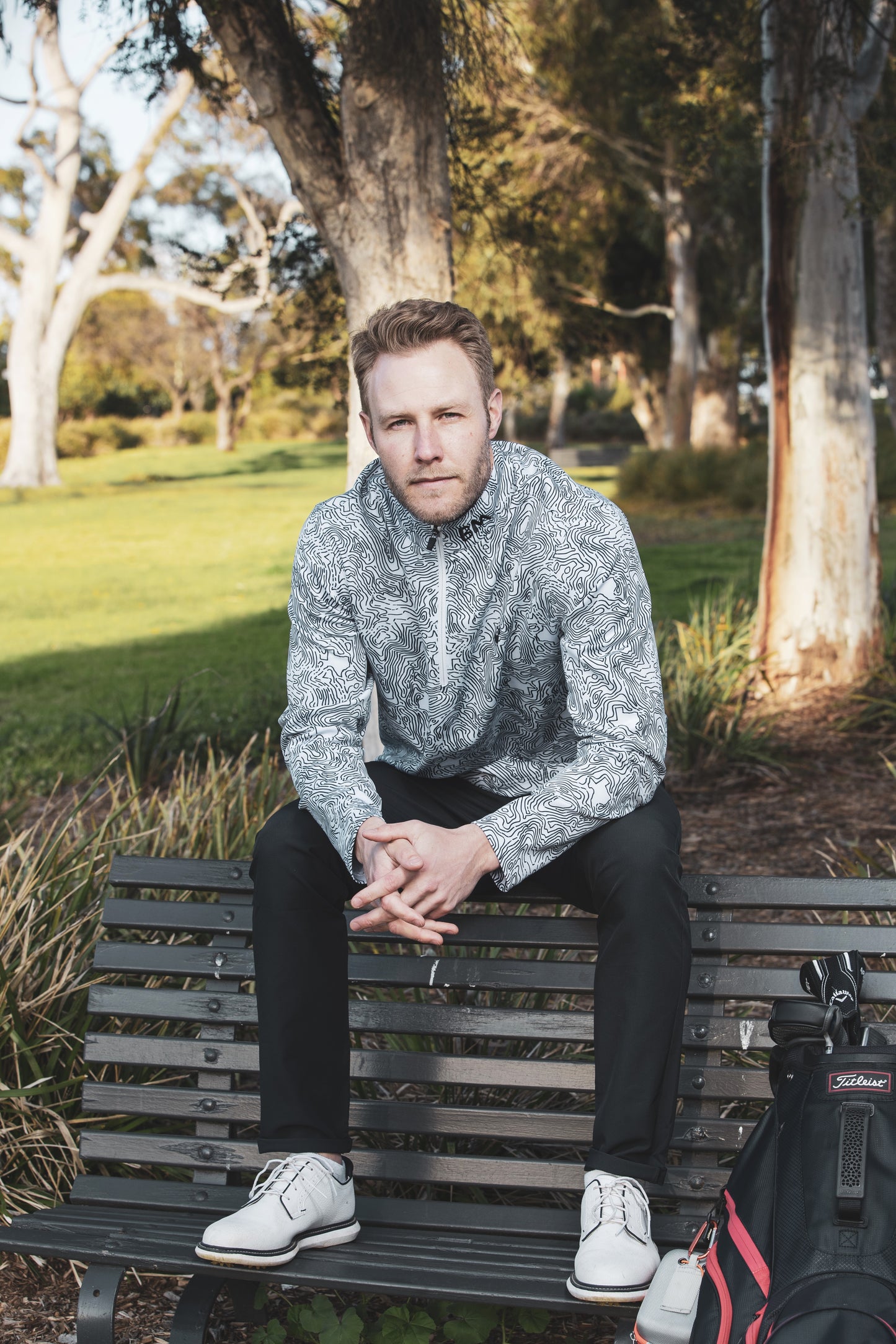 Midnight Doodle Quarter-Zip Pullover